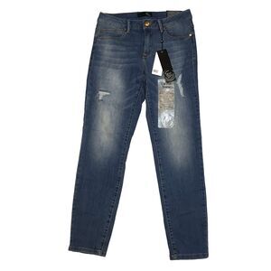 NWT 1822 Denim Womens 10 Ankle Skinny Jeans Vintage Denim Light Wash Blue Preppy